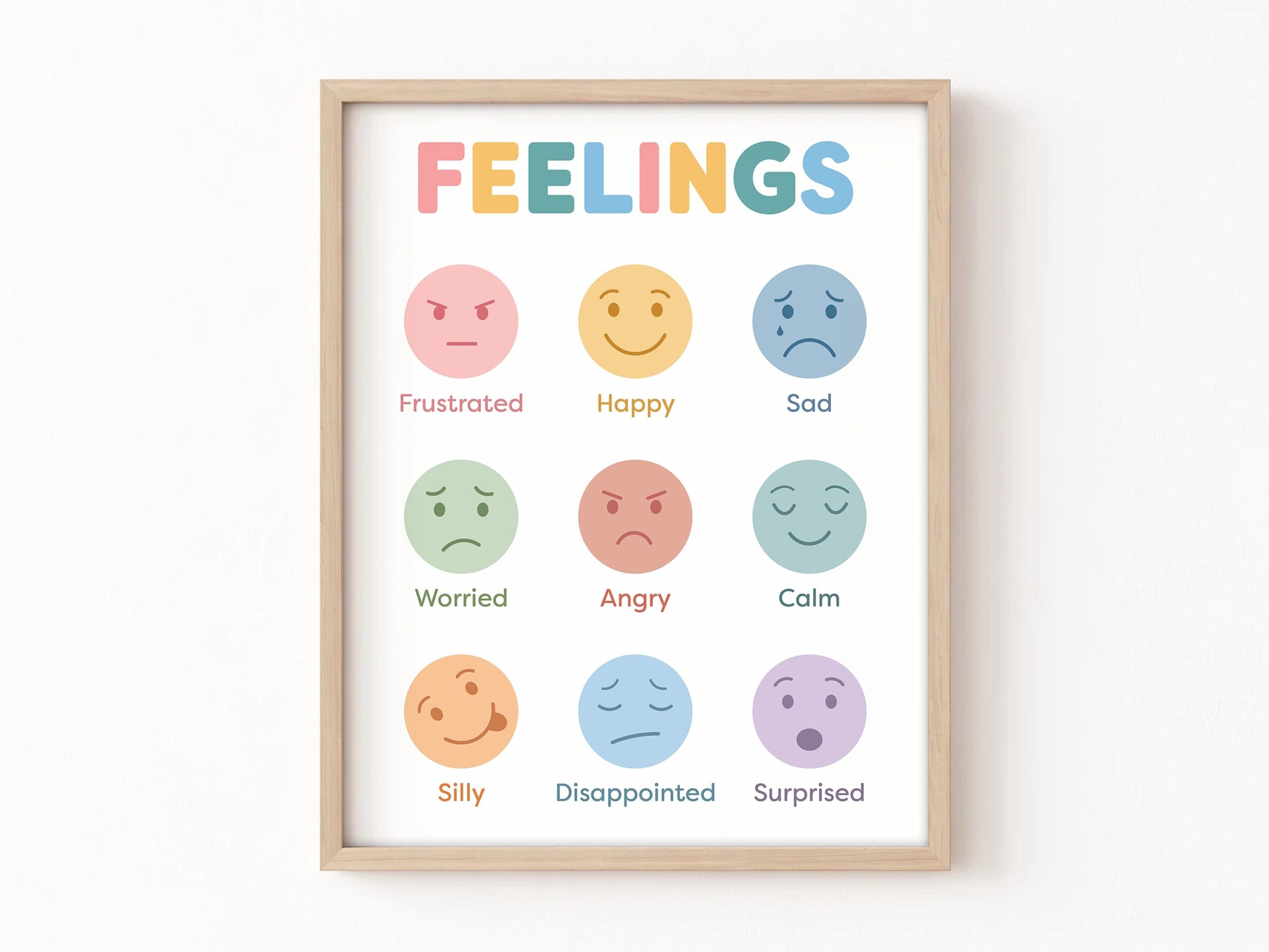 Preschool Feelings Chart Printable Preschool Feelings Chart Printable