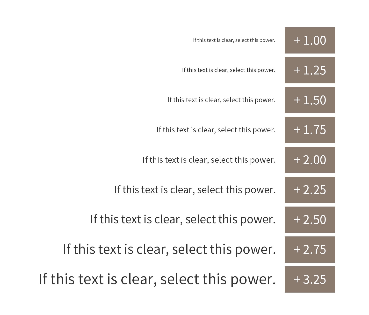 Find The Right Power Of Reading Glasses With Diopter Chart 