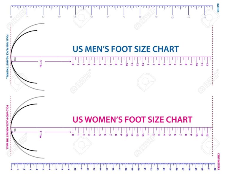 Foot Measurement Chart Printable Women 039 s Shoe Size Printable Free Printable Shoe Size Chart Women 039 s Printable Feet To Cm