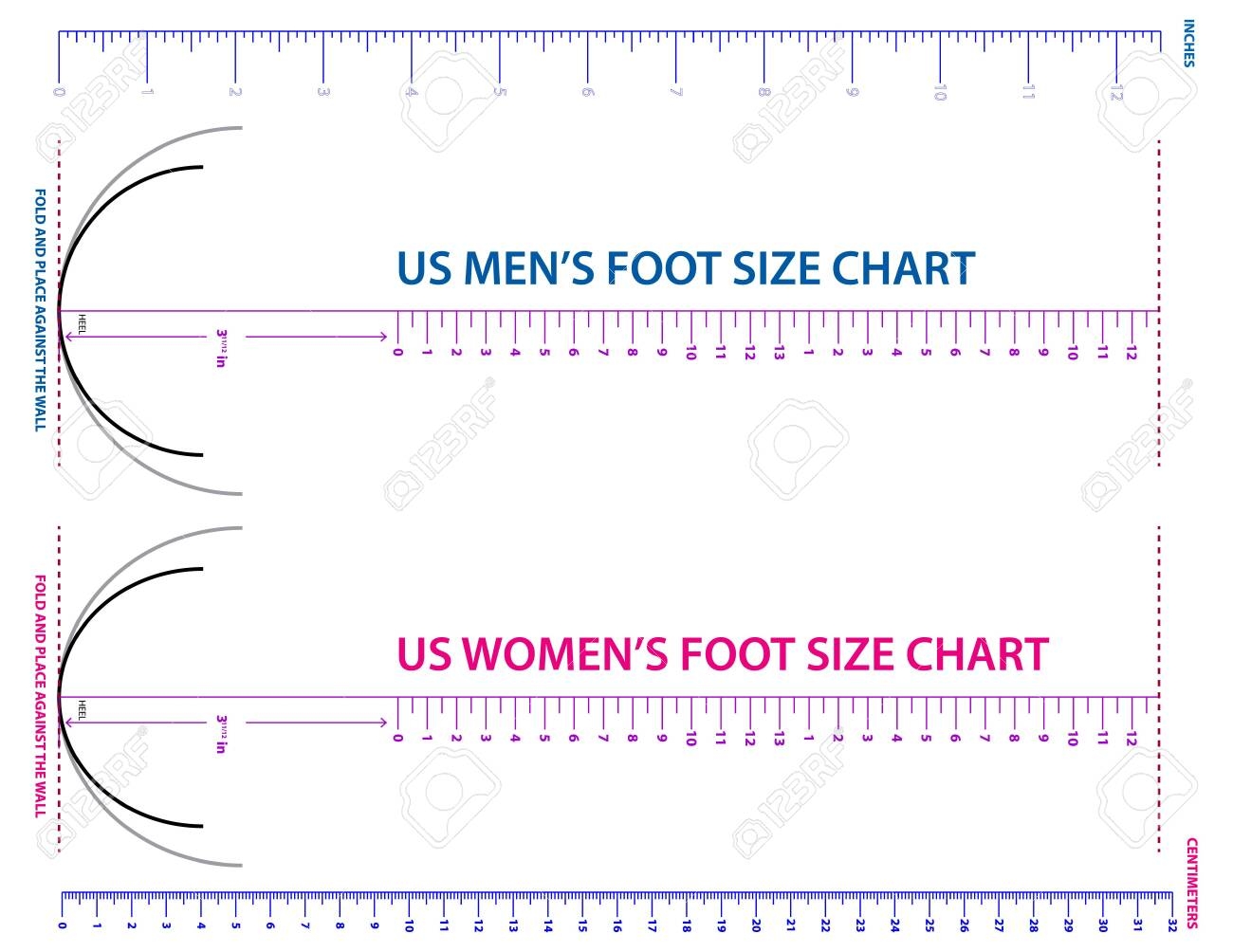 Foot Measurement Chart Printable Women 039 s Shoe Size Printable Free Printable Shoe Size Chart Women 039 s Printable Feet To Cm