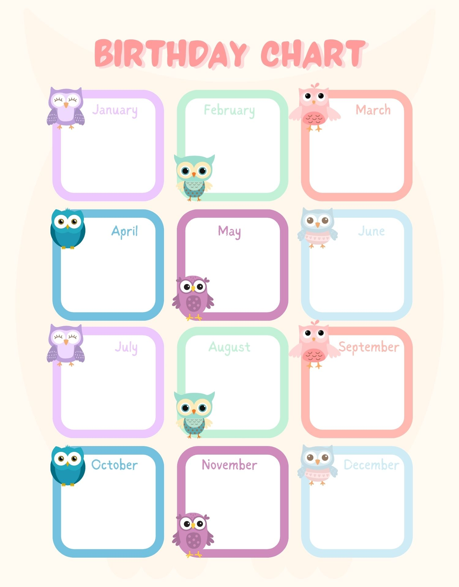 For Classroom Birthday 12 Free PDF Printables Printablee