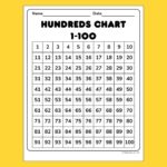 Free 1 100 Hundreds Chart To Print PDF