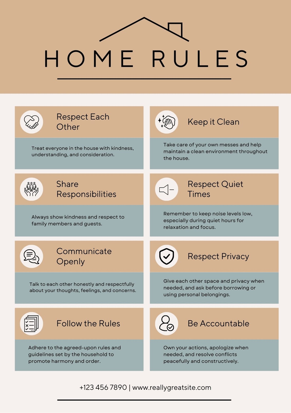 Free And Customizable House Rules Templates Free And Customizable House Rules Templates