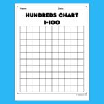 Free Blank Hundreds Chart Printable PDF