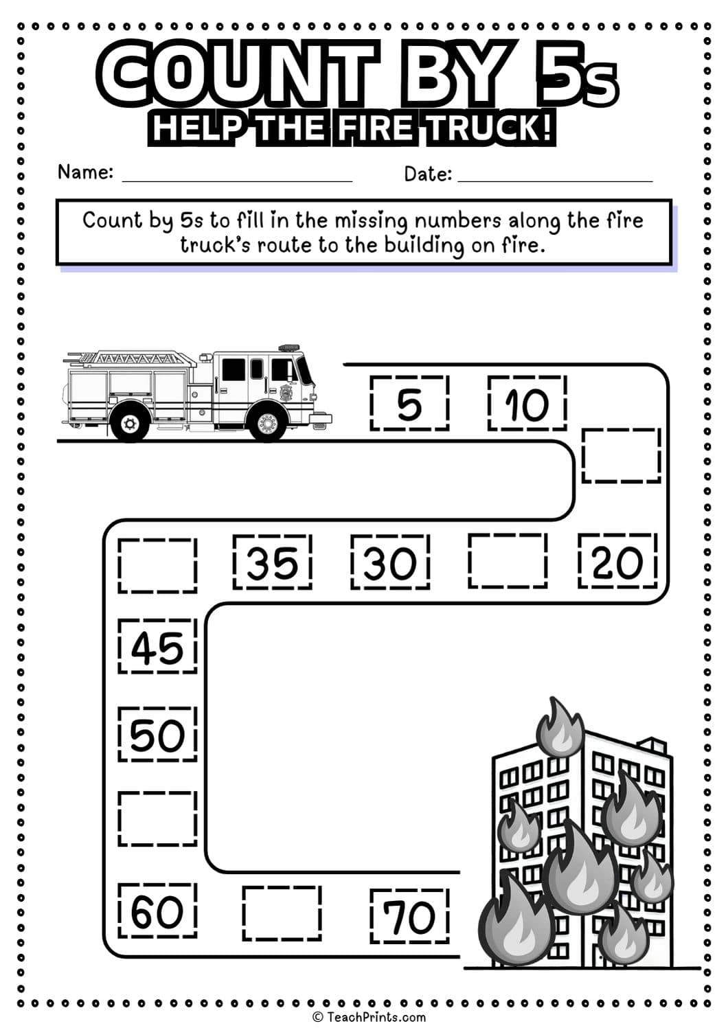 Free Count By 5s Worksheets Teach Prints Free Count By 5s Worksheets Teach Prints