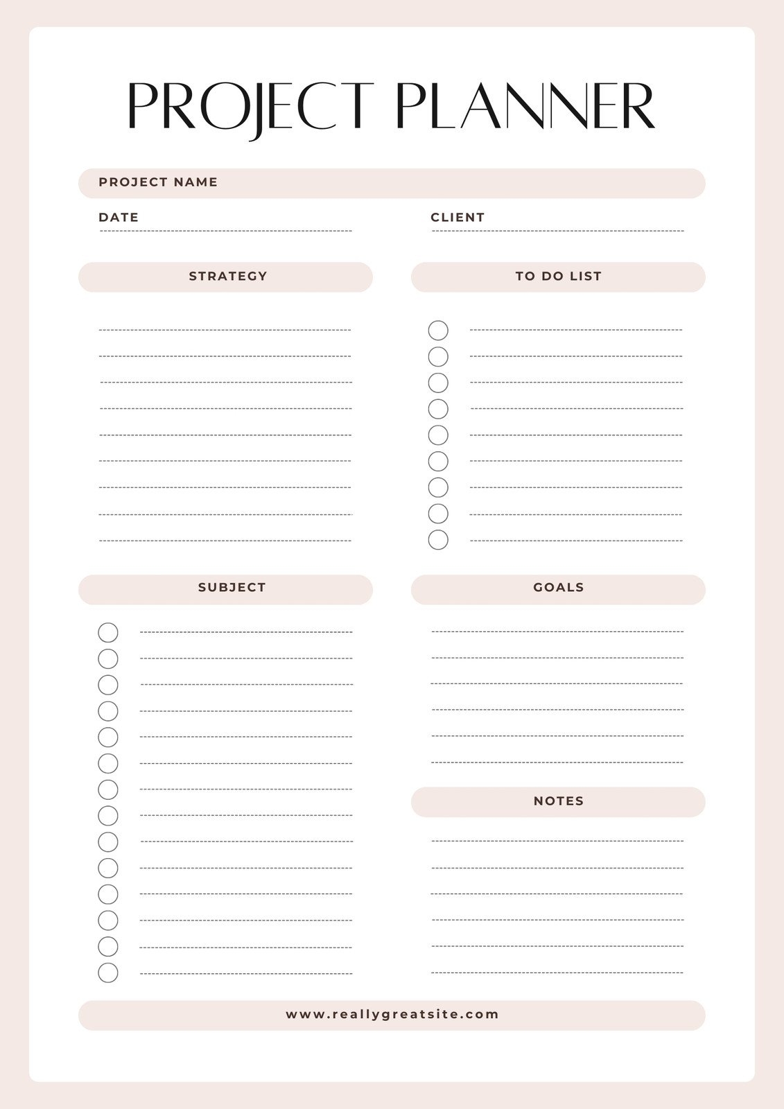 Free Custom Printable Business Planner Templates Canva Free Custom Printable Business Planner Templates Canva