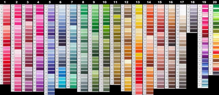 Free DMC Color Chart Lord Libidan