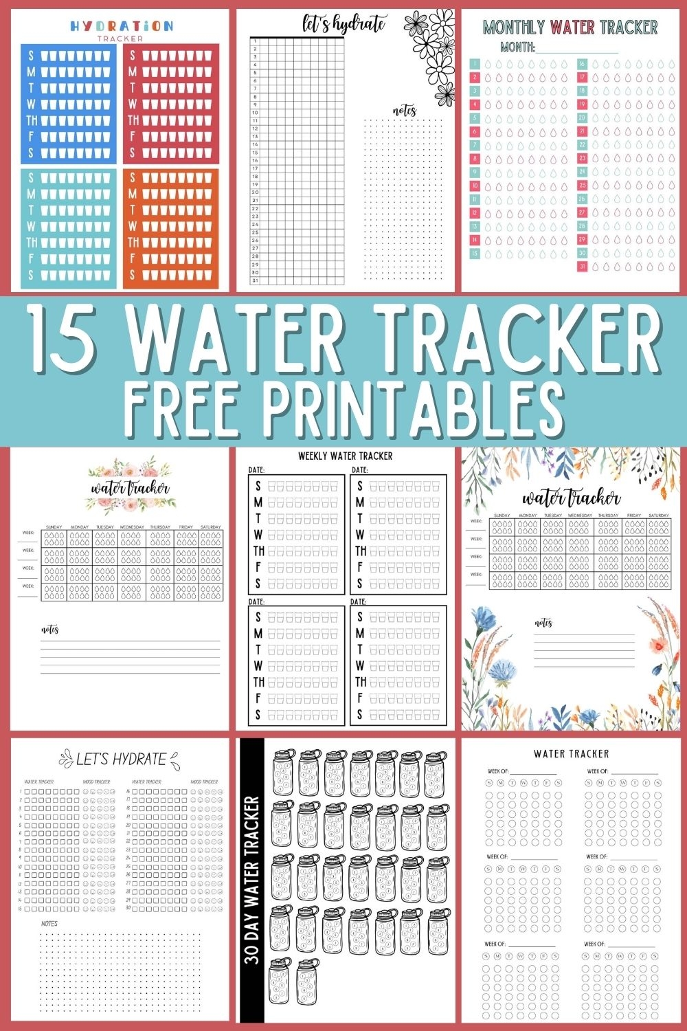 Free Monthly Water Tracker Printable Tips For Tracking OriginalMOM