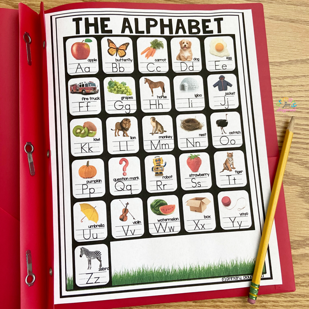 Free Printable Alphabet Wall Chart