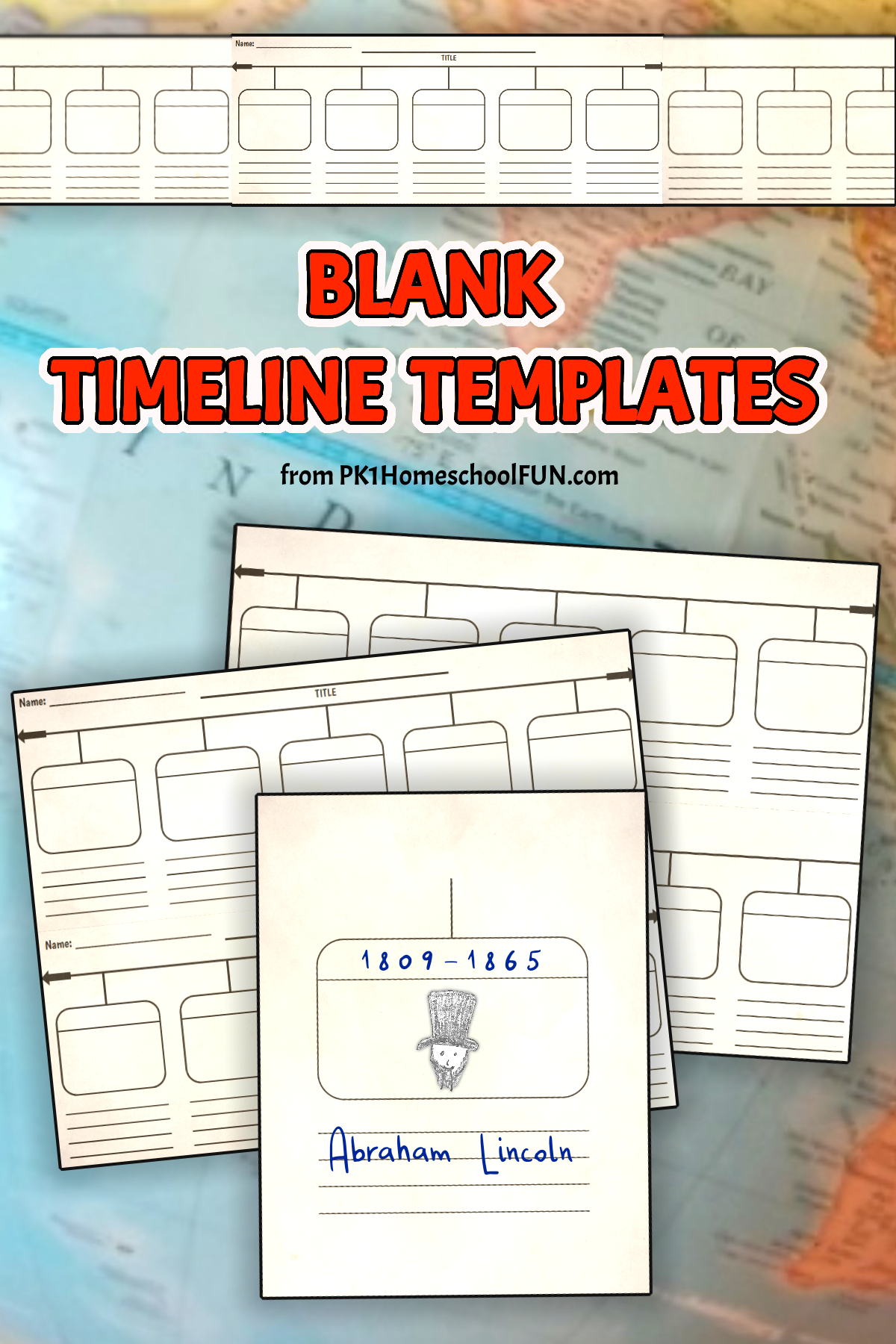 Free Printable Blank Timeline Templates For History PK1Kids Free Printable Blank Timeline Templates For History PK1Kids