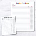 Free Printable Books I ve Read Tracker Krafty Planner