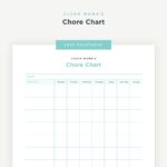 Free Printable Chore Chart Clean Mama