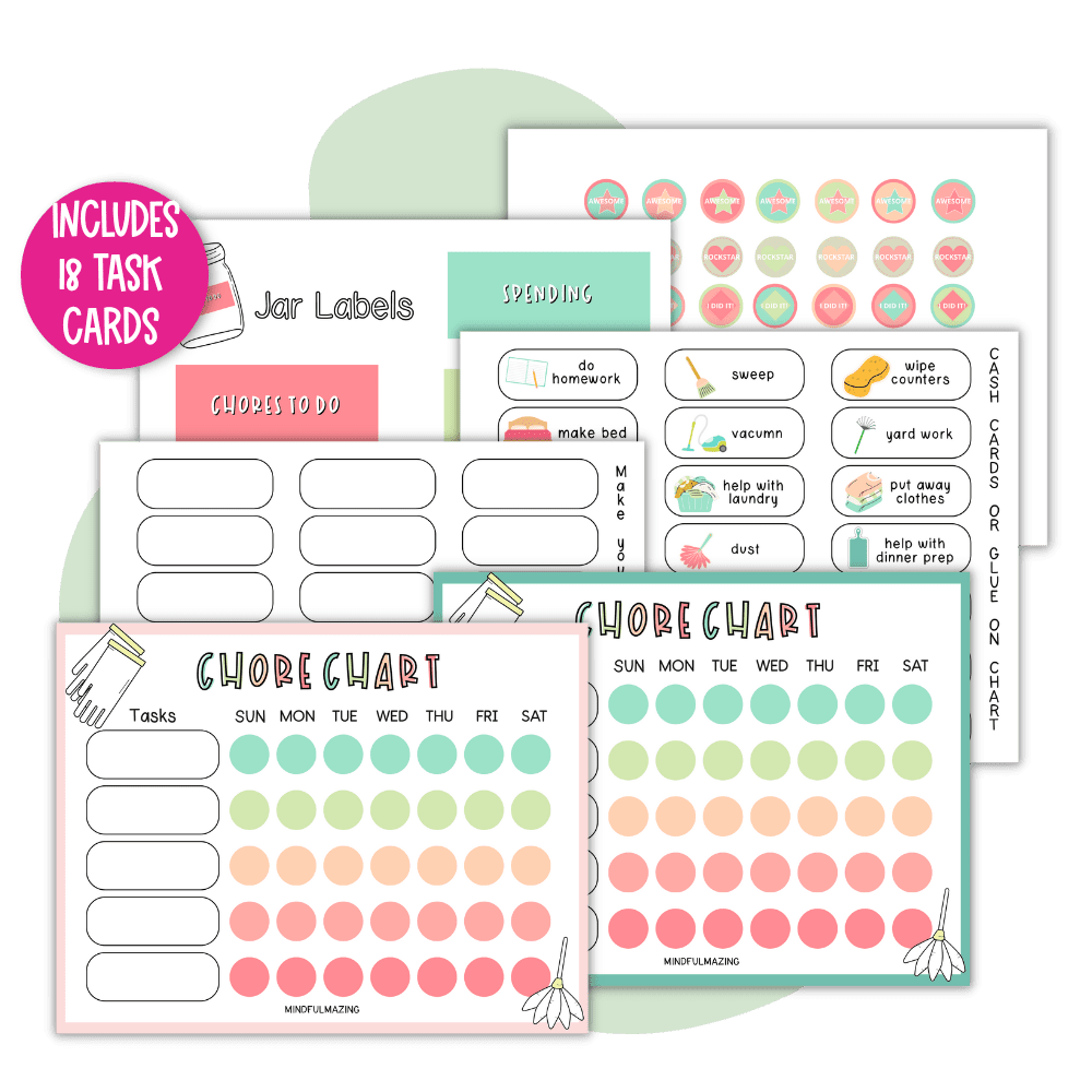 Free Printable Chore Chart For Toddlers Or Preschoolers Mindfulmazing Free Printable Chore Chart For Toddlers Or Preschoolers Mindfulmazing