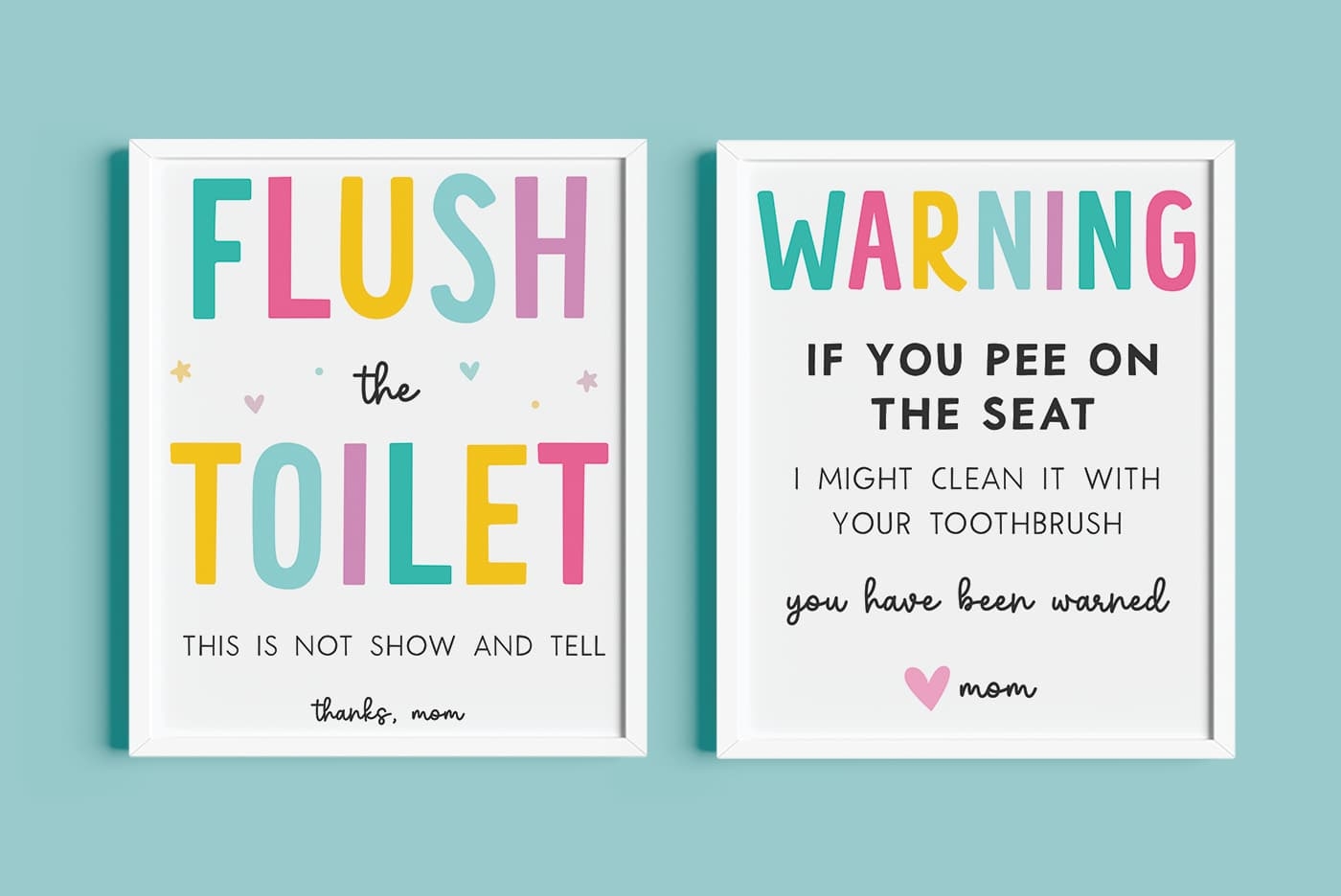 Printable Bathroom Charts For Kids