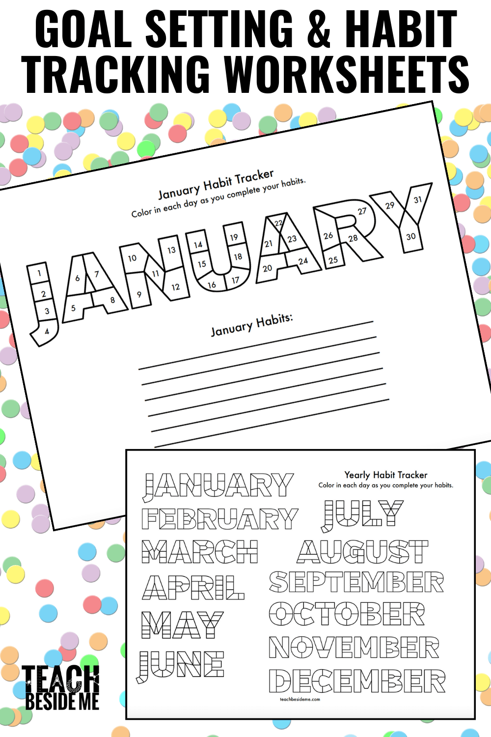 Printable Goal Chart Kids Homeschool