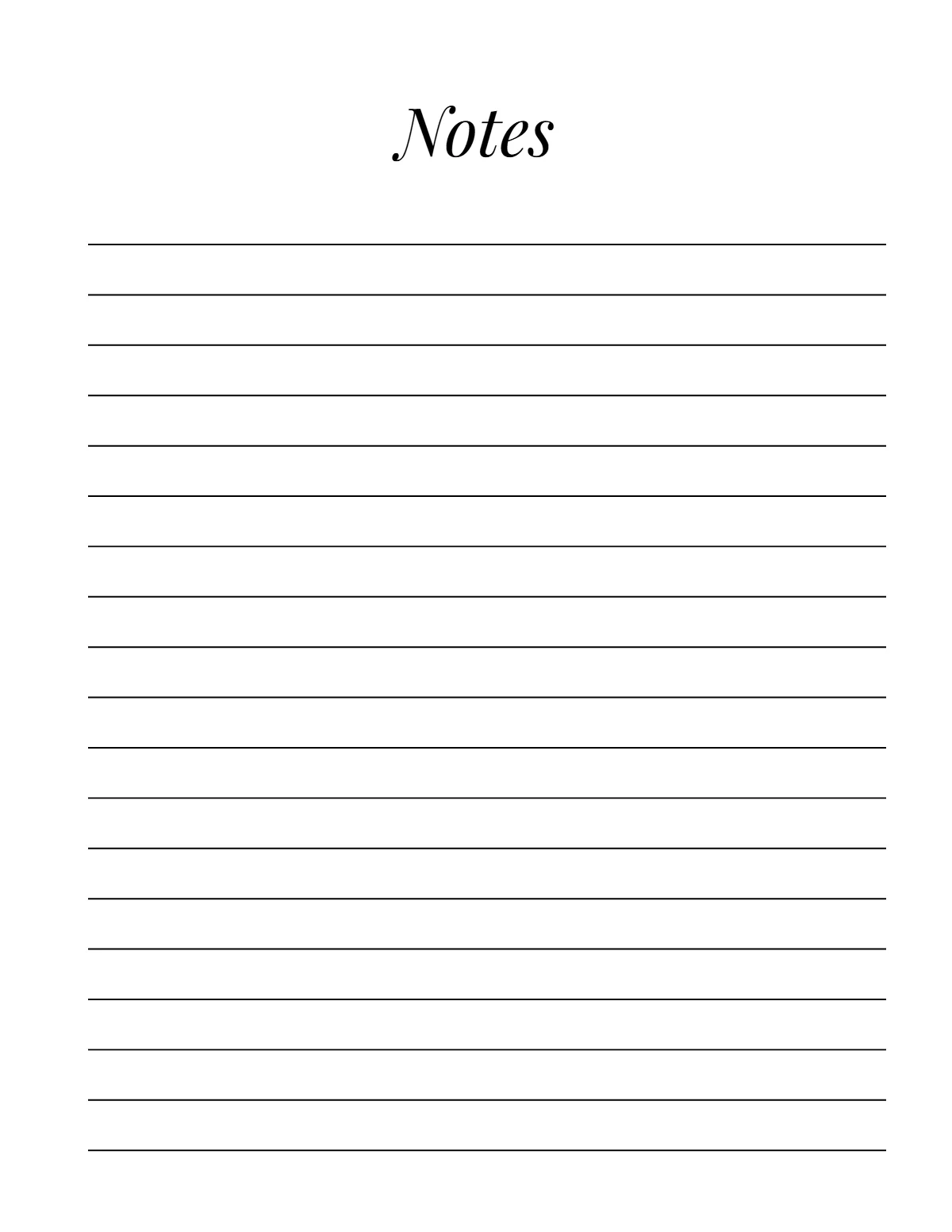 Free Printable Lined Chart Paper