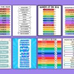 Free Printable Months Of The Year Charts