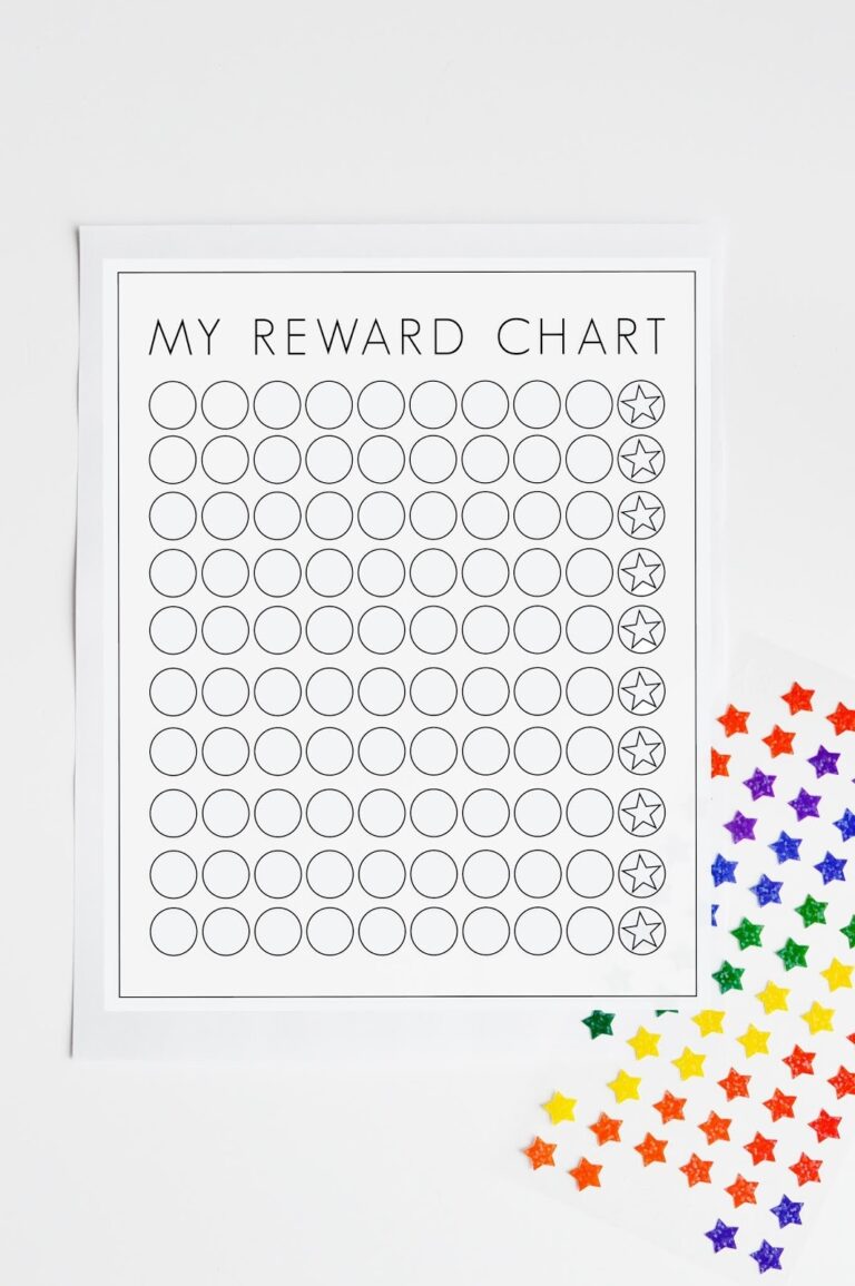 Free Printable Reward Chart My Someday In May