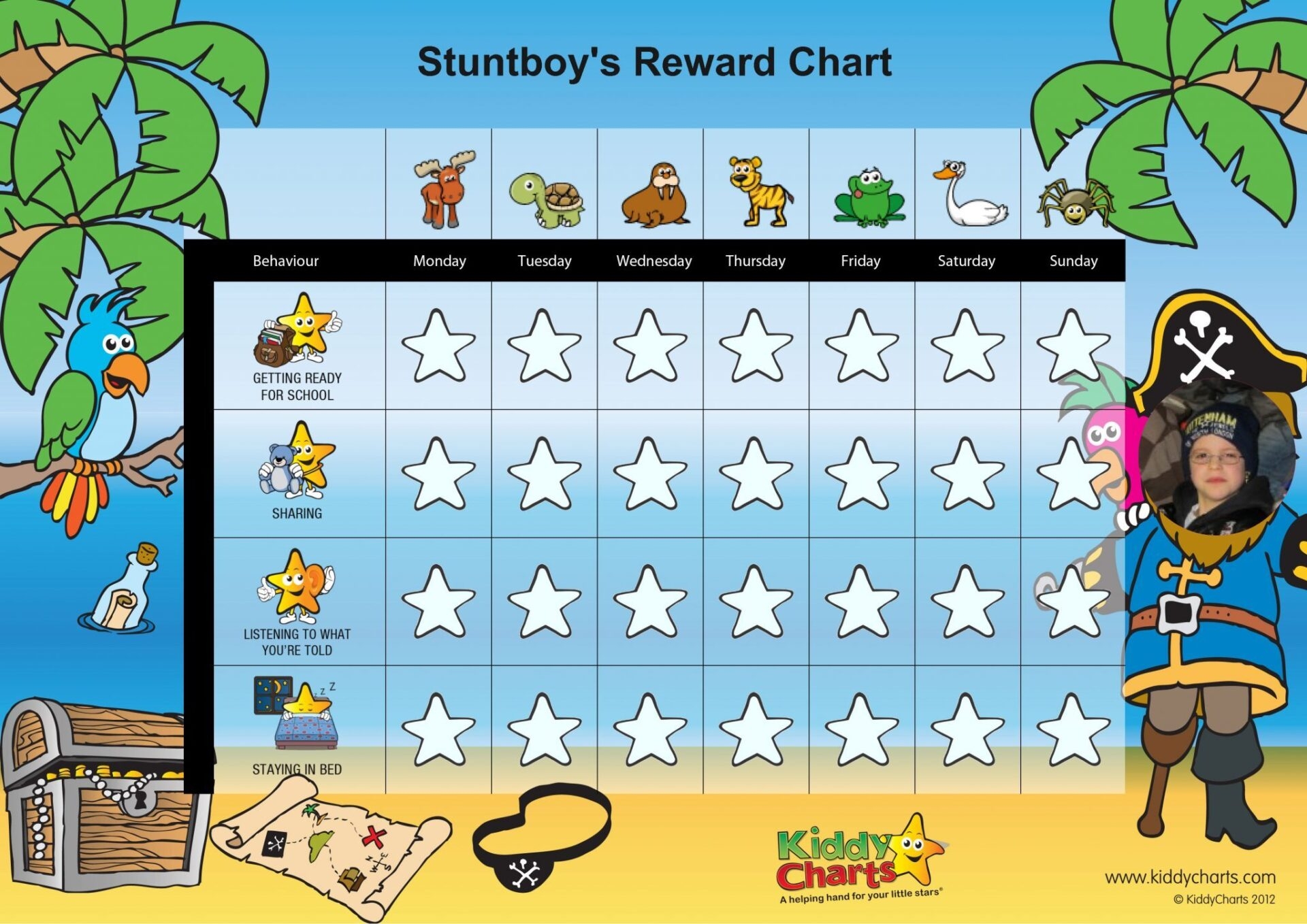 Kids Reward Chart Printable Free