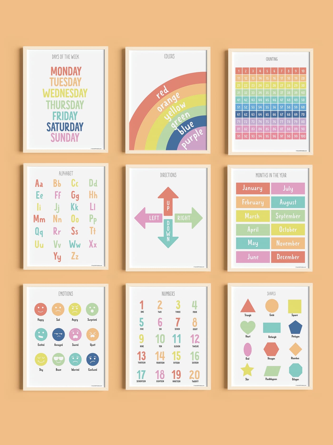 Printable Learning Charts
