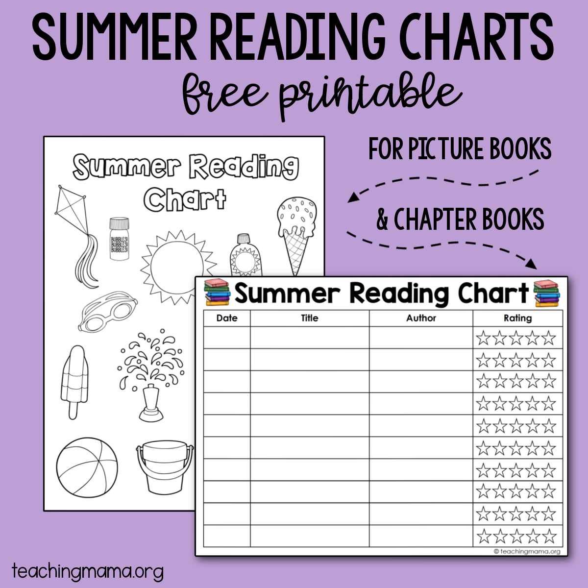 Summer Reading Chart Printables Summer Reading Chart Printables
