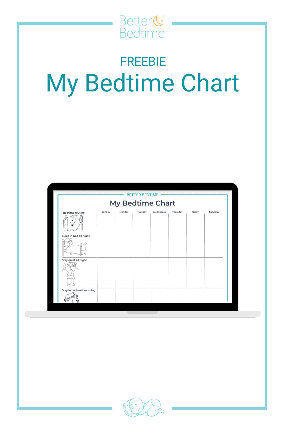 FREEBIE My Bedtime Chart Better Bedtime Baby Sleep Solutions