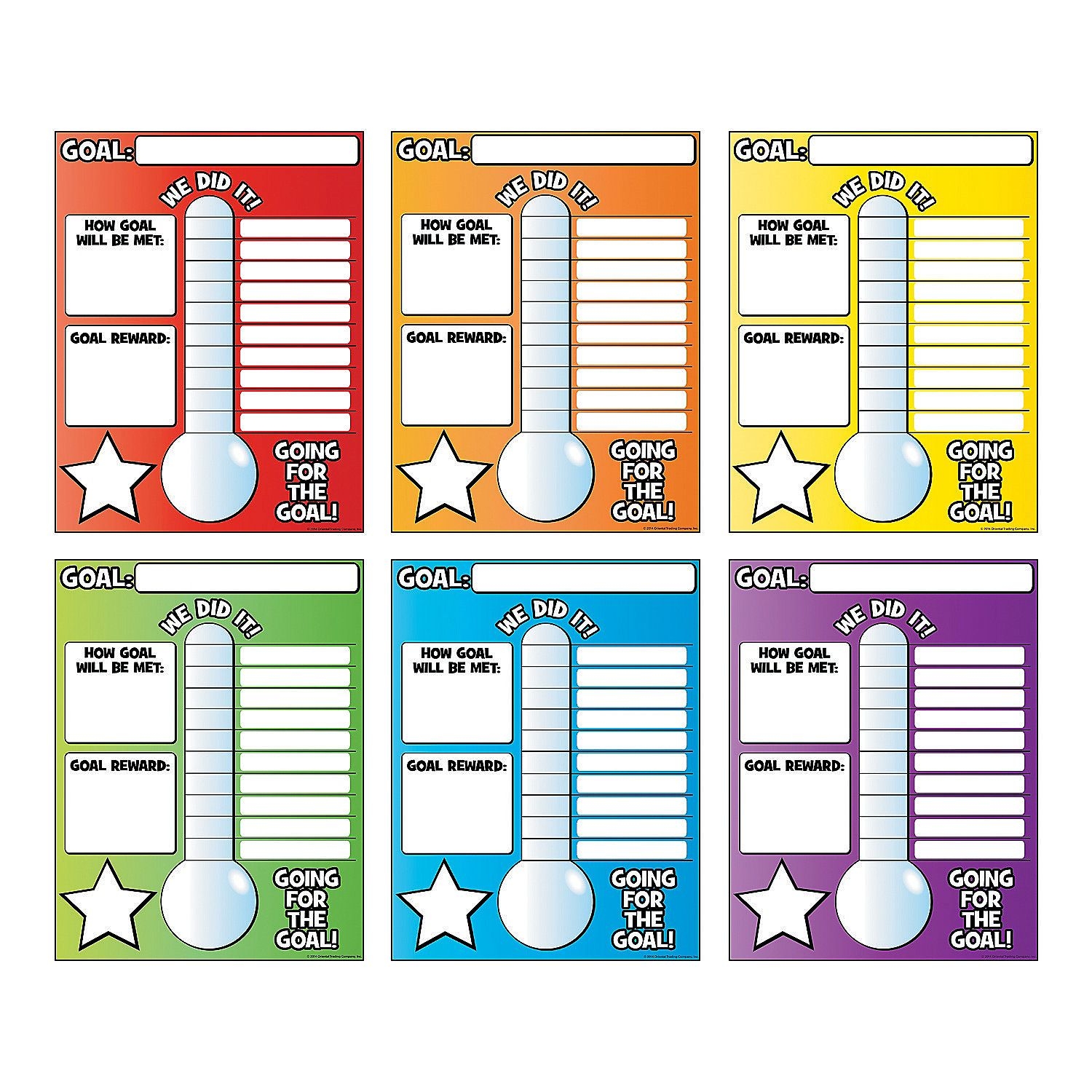 Fundraising Goal Thermometer Chart 11 X 48 Reusable Dry Erase Goal Tracker Great For Schools Churches 