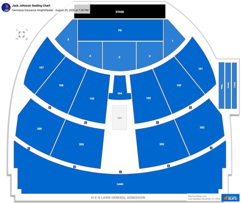 Germania Insurance Amphitheater Seating Chart RateYourSeats