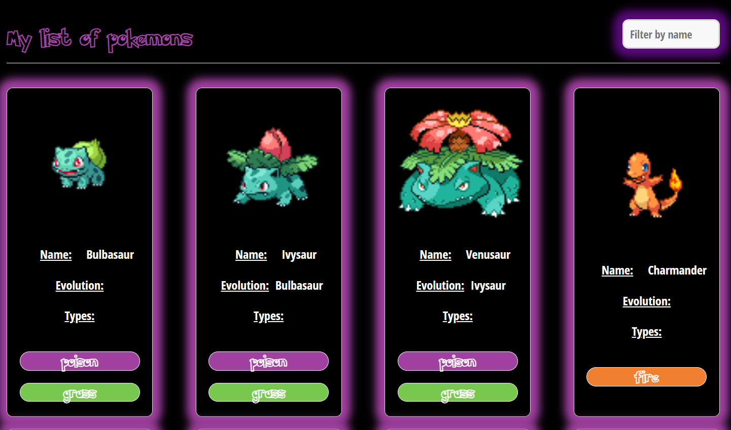 GitHub Lorellana21 pokemon evolution This Is A Very Complete Exercise That Combines Components Creation Passing Props Between Them in Three Levels Handling Form States And Adding New Elements To The Array Of Data