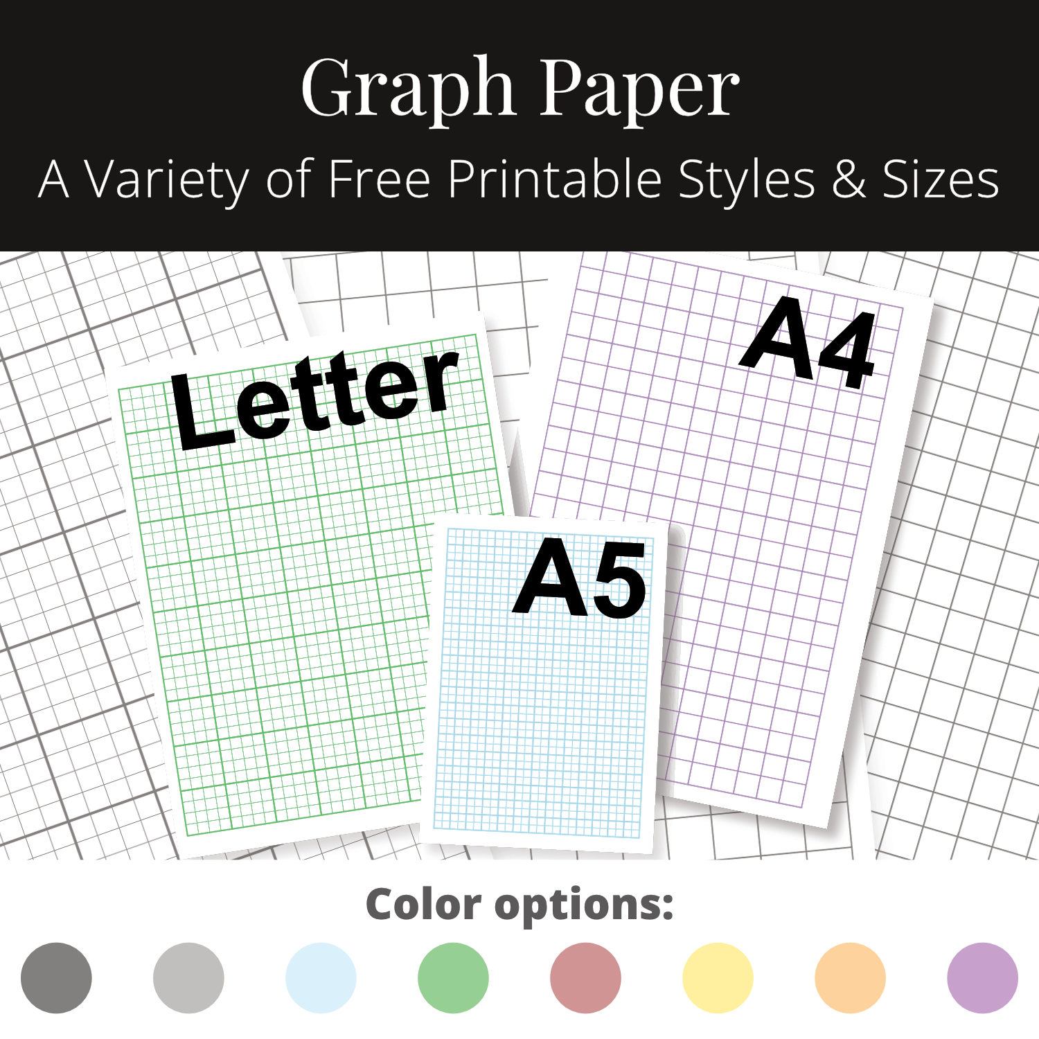 Graph Paper Free Printables Letter A4 And A5 Sizes Graph Paper Free Printables Letter A4 And A5 Sizes