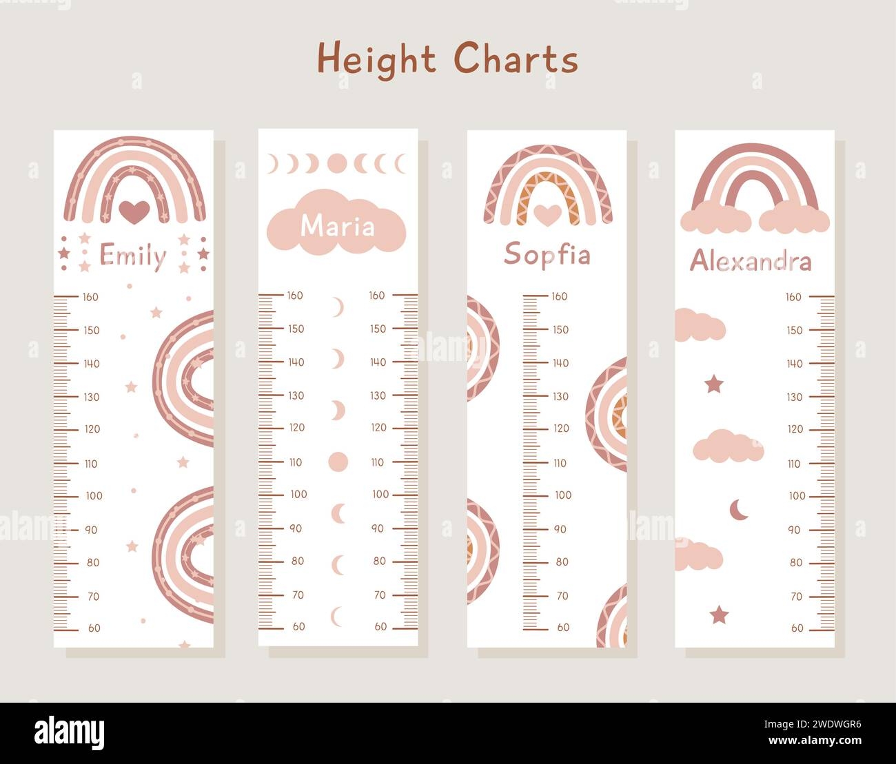 Growth Chart Child Stock Vector Images Page 2 Alamy