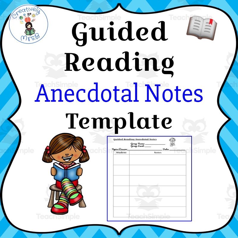 Free Printable Anecdotal Records Chart