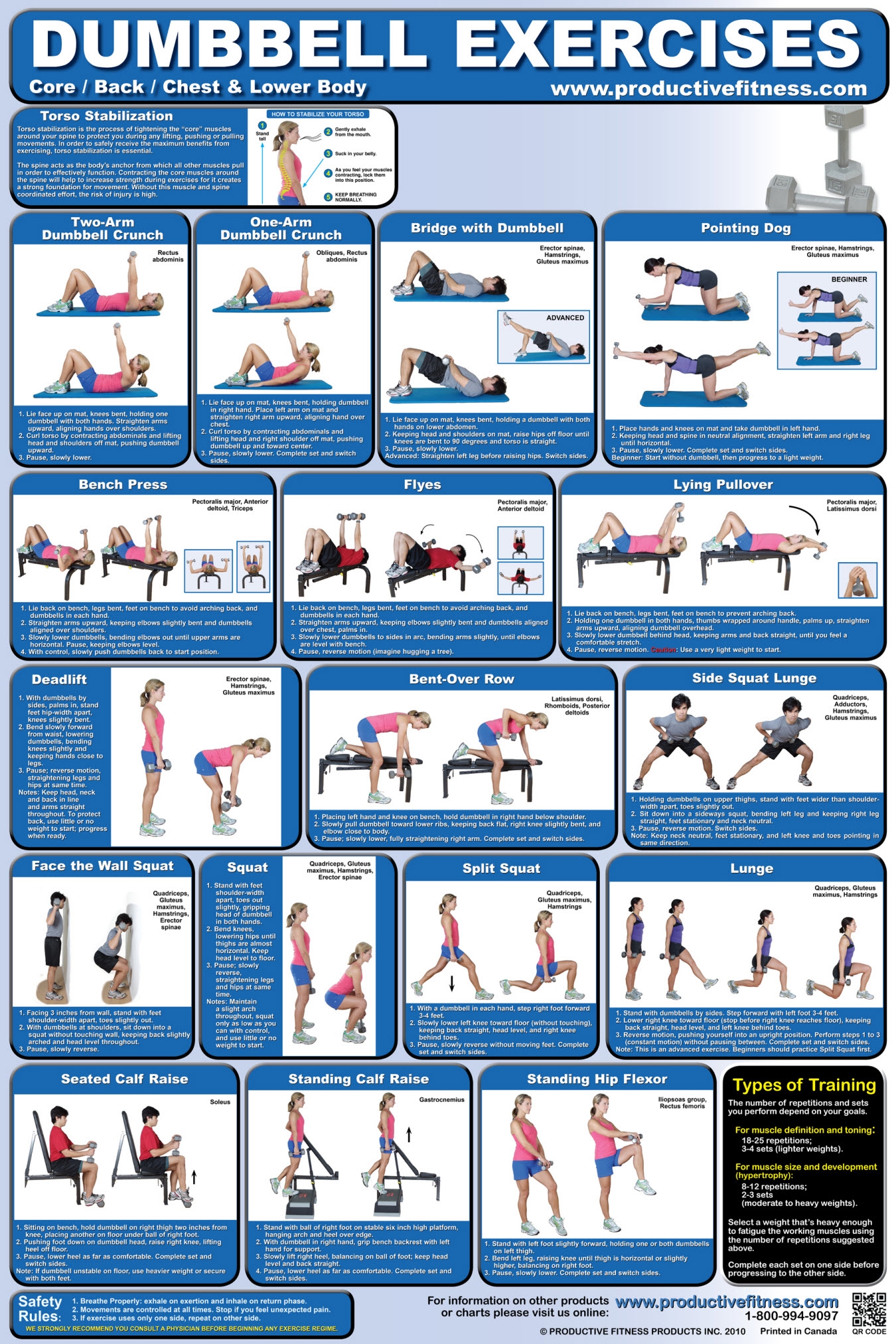Home Printable Full Body Dumbbell Workout Printable Upper Body Dumbbell Only Workout Lower Back Best
