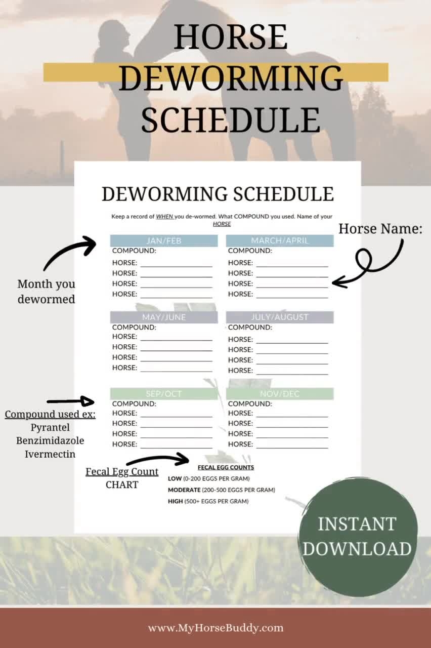 Horse Deworming Schedule Printable Horse Deworming Schedule Digital Download Get Yours Today Etsy Horse Deworming Schedule Printable Horse Deworming Schedule Digital Download Get Yours Today Etsy