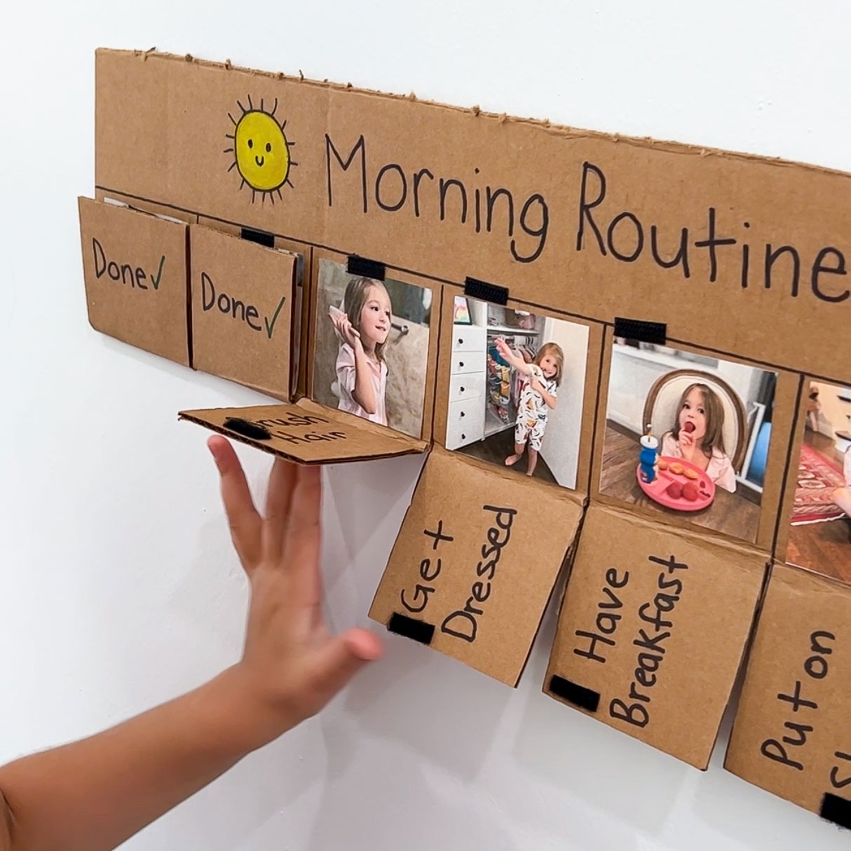 How To Make A Kid Friendly Morning Routine Chart 7 Days Of Play How To Make A Kid Friendly Morning Routine Chart 7 Days Of Play