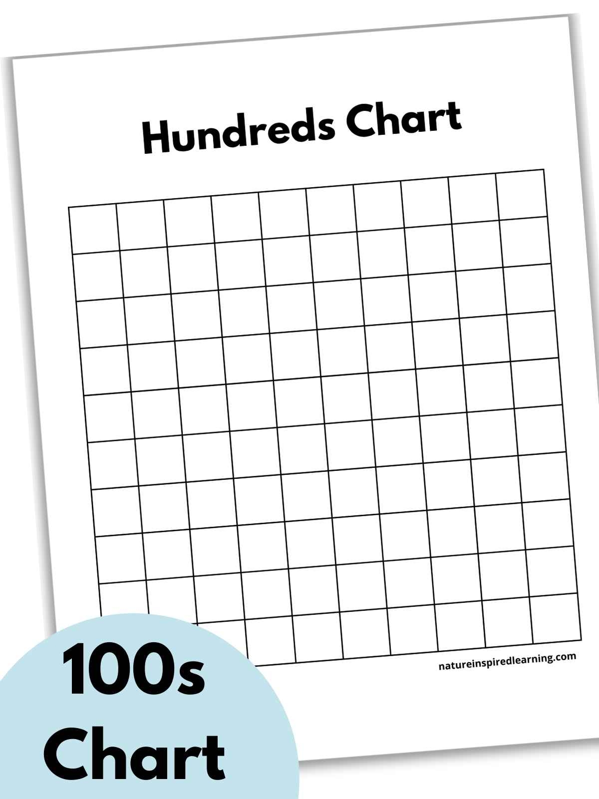 Full Page Printable Hundreds Chart Full Page Printable Hundreds Chart