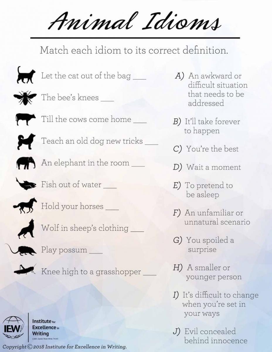 IEW Practical Printables