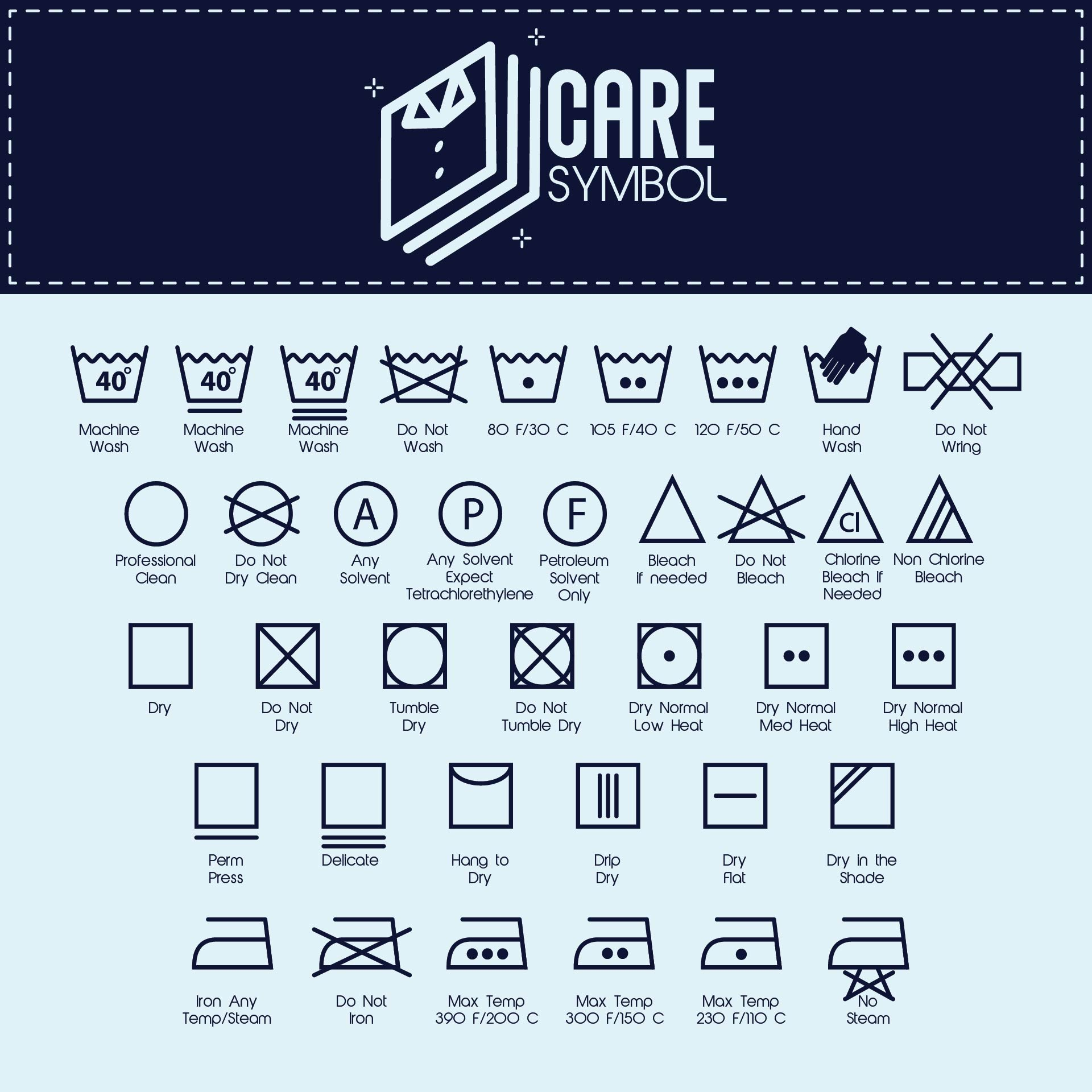 Laundry Care Symbol Chart 10 Free PDF Printables Printablee Laundry Care Symbol Chart 10 Free PDF Printables Printablee