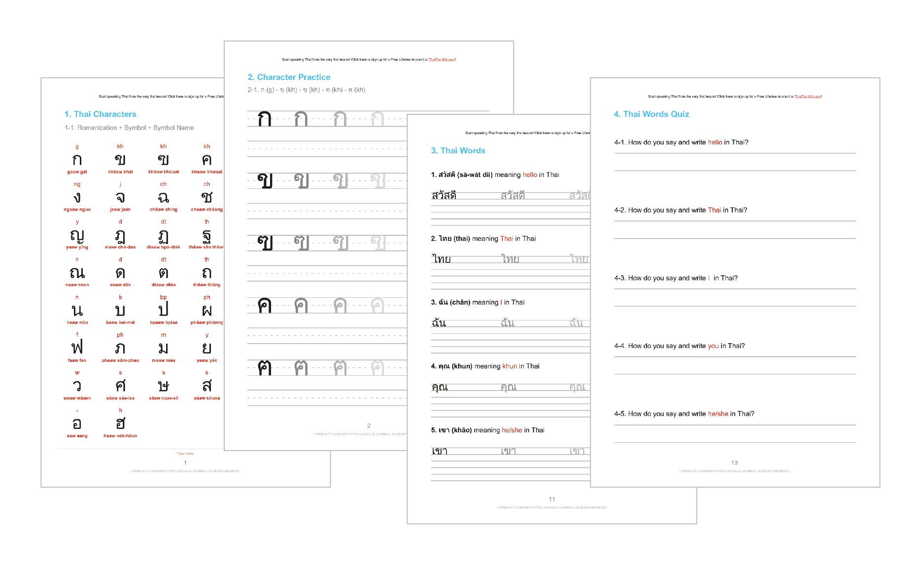 Learn The Thai Alphabet With The Free EBook ThaiPod101 Learn The Thai Alphabet With The Free EBook ThaiPod101