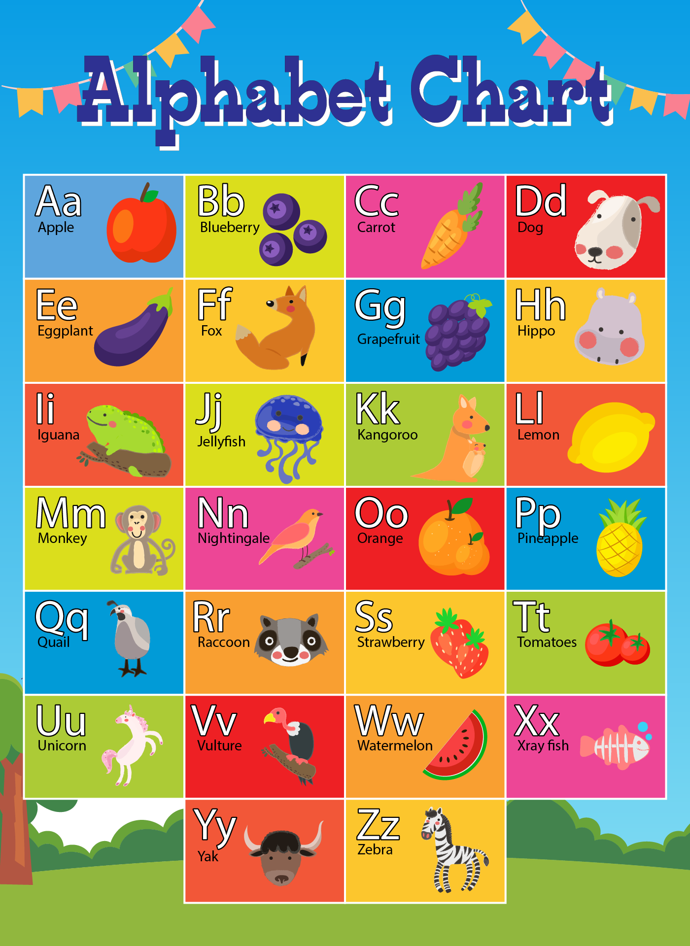 Letter Chart 20 Free PDF Printables Printablee
