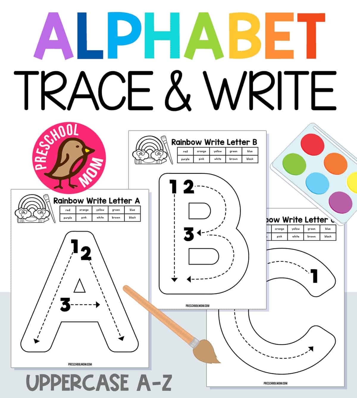 Printable Traceable Alphabet Chart