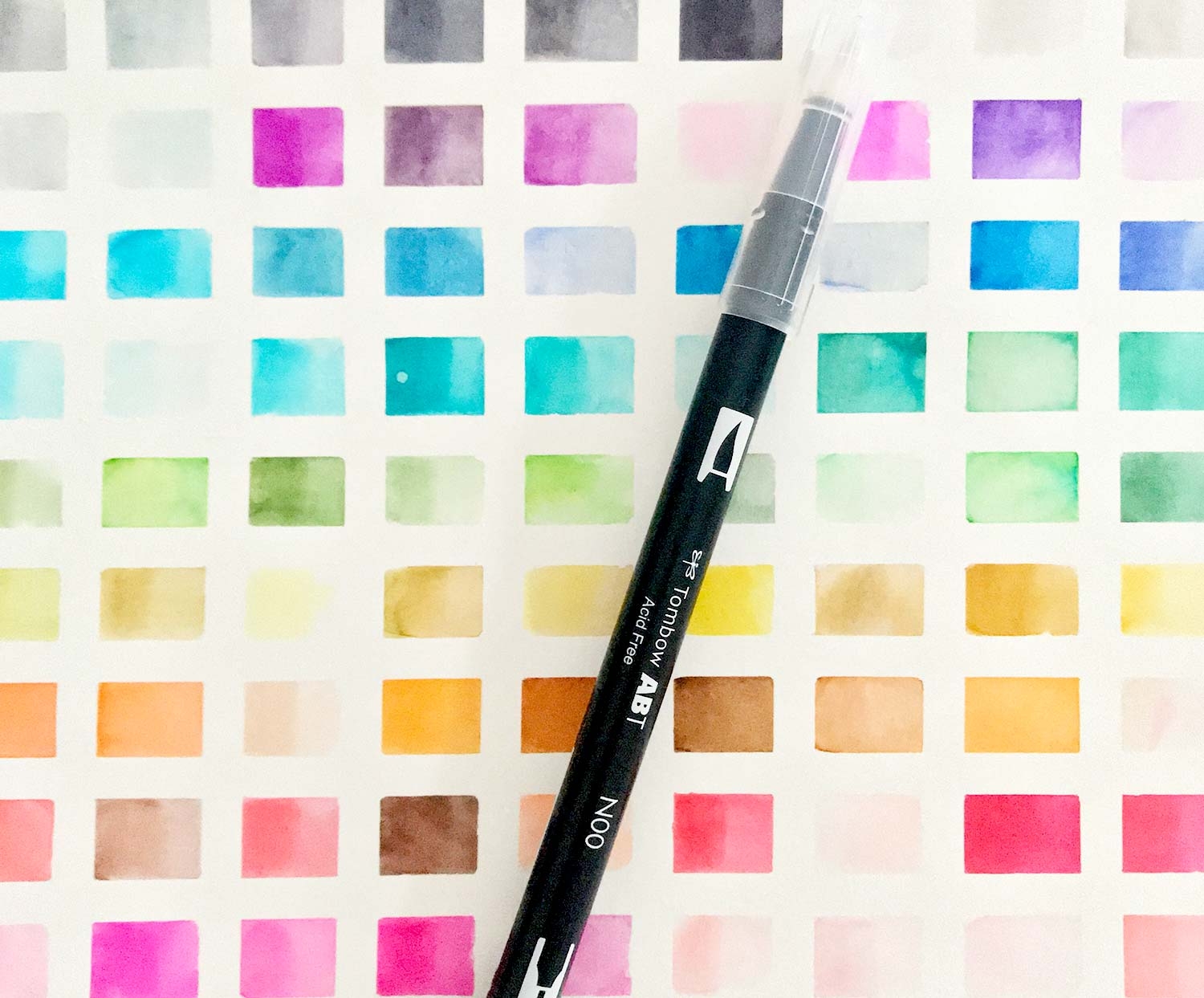 Make Your Own Tombow Dual Brush Pen Color Chart Smiling Colors Make Your Own Tombow Dual Brush Pen Color Chart Smiling Colors