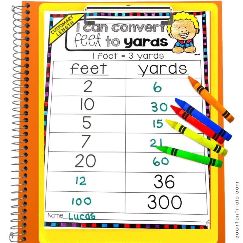 Measurement Conversion For Upper Elementary Students Count On Tricia