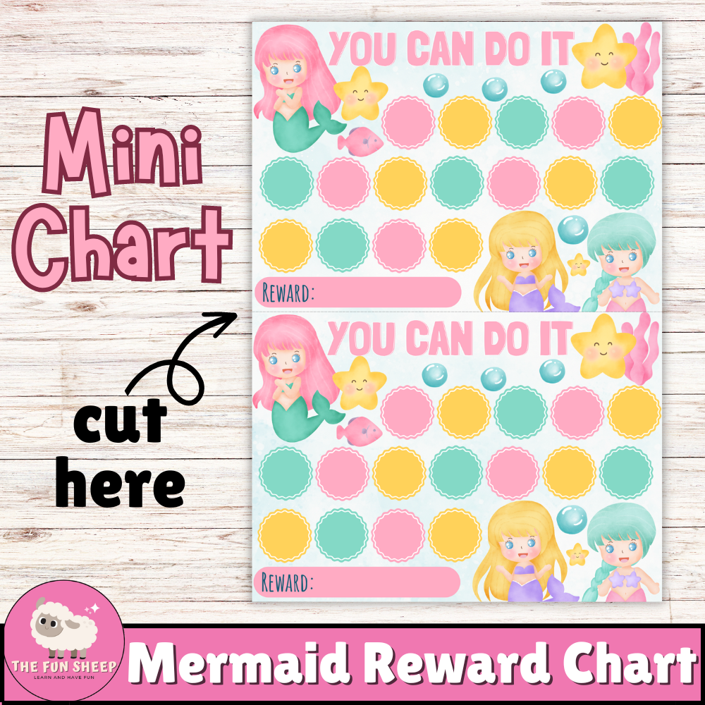 Free Printable Mermaid Reward Chart