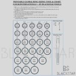 Mm Size Chart For Beads Etsy Canada