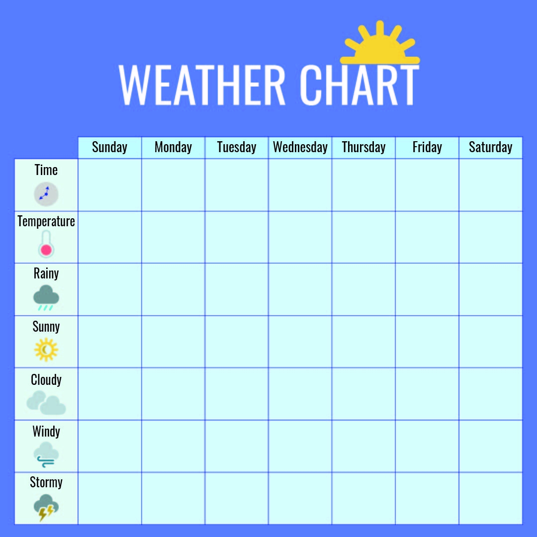 Monthly Weather Chart Kindergarten 10 Free PDF Printables Printablee Monthly Weather Chart Kindergarten 10 Free PDF Printables Printablee