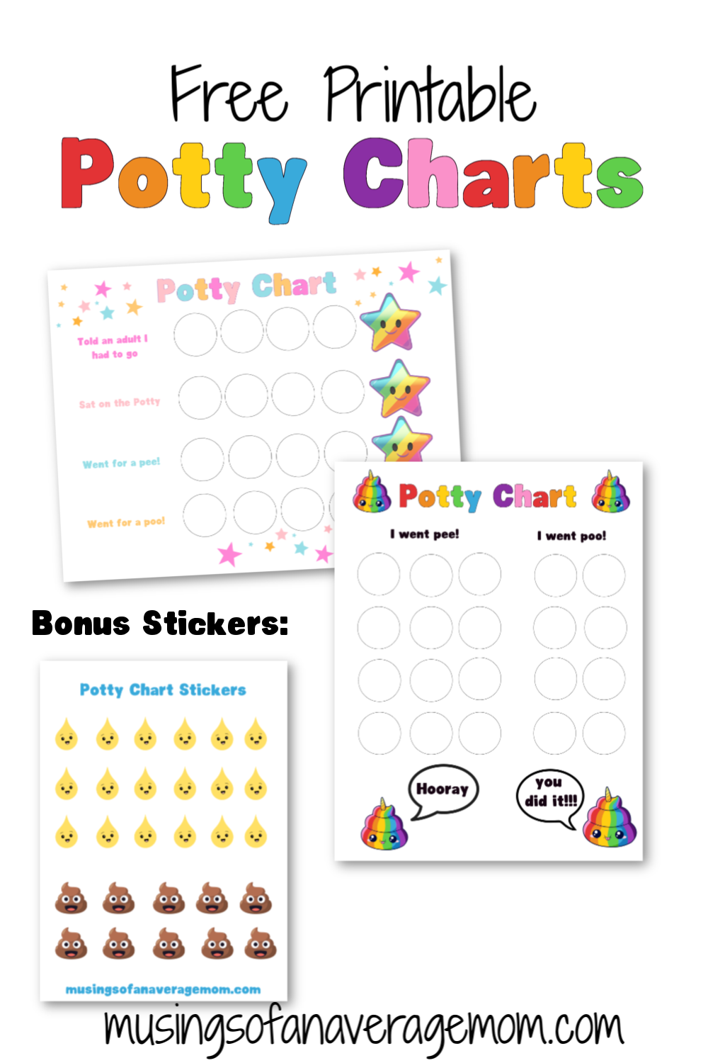 Musings Of An Average Mom Free Printable Potty Training Charts Musings Of An Average Mom Free Printable Potty Training Charts