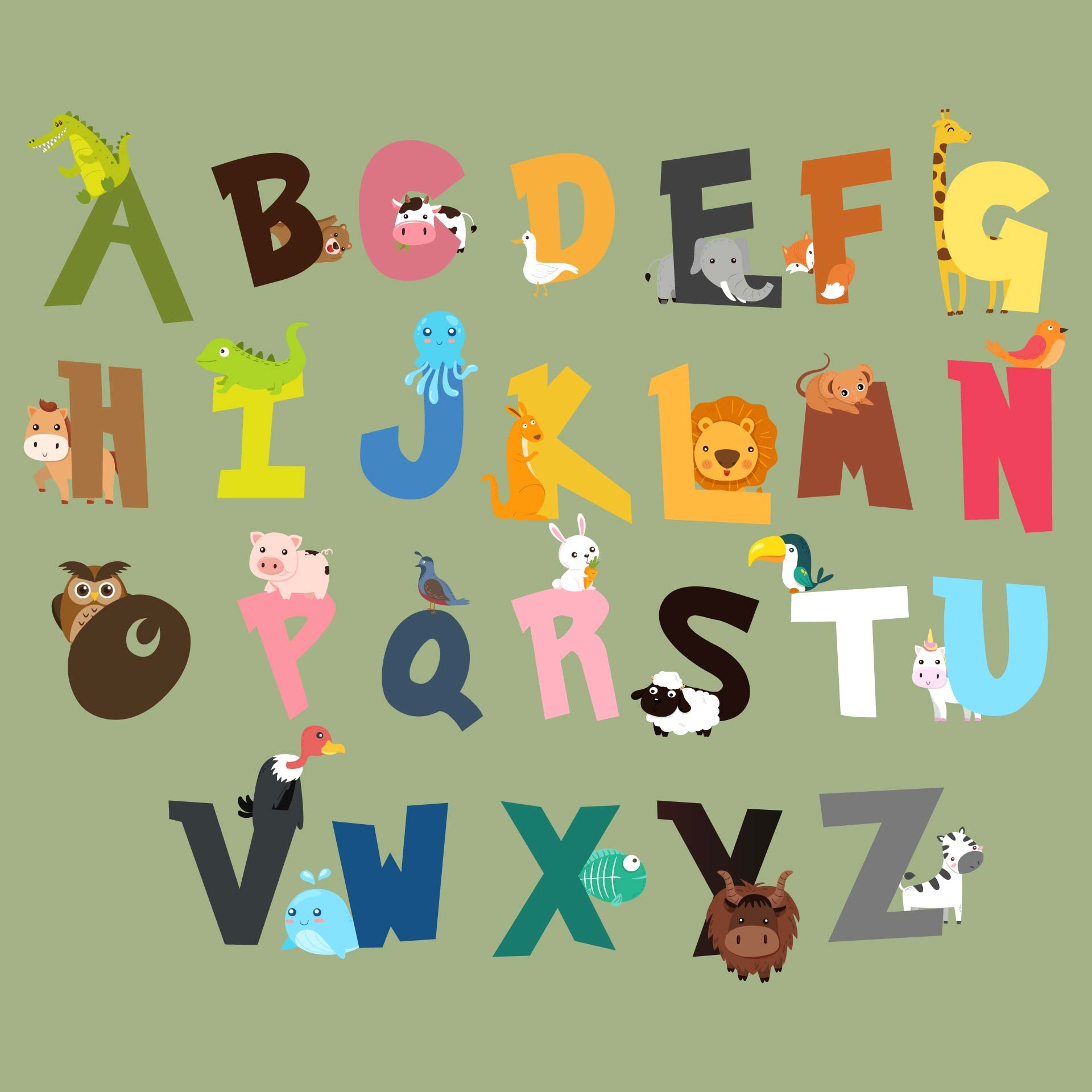 Free Printable Letterland Alphabet Chart Free Printable Letterland Alphabet Chart