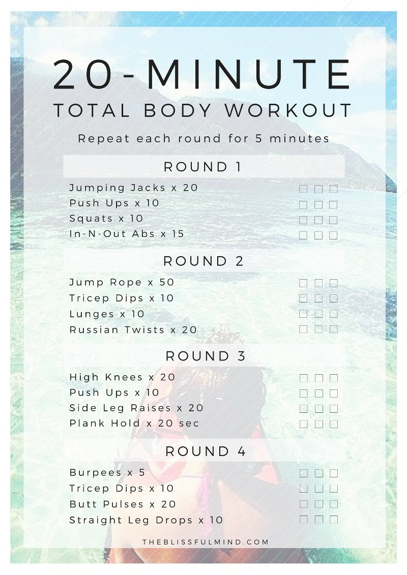 My Summer Workout Routine The Blissful Mind My Summer Workout Routine The Blissful Mind
