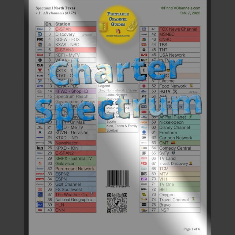 Network Channel Lineup Spectrum Ufc Channel Printable Spectrum Tv Channel Guide Michaelmonstirofo1988 s Ownd